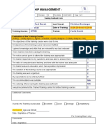 F 215 Training Feedback Form - ETRM