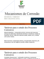 Mecanismos de Corrosao