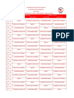 Horario de Area Comun 2011