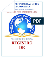 Registro DE: Iglesia Pentecostal Unida de Colombia