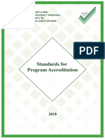 Standardsfor Program Accreditation