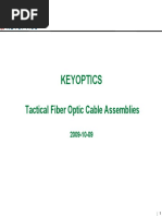 Tactical Optical Fiber Cable Keyoptics 2009-10-09