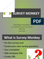 Survey Monkey for Online Surveys and Data Collection