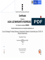 Certificado Curso PRASS