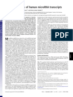 Genomic analysis of human microRNA transcripts