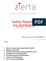 Safety Reports: PSUR/PBRER Review