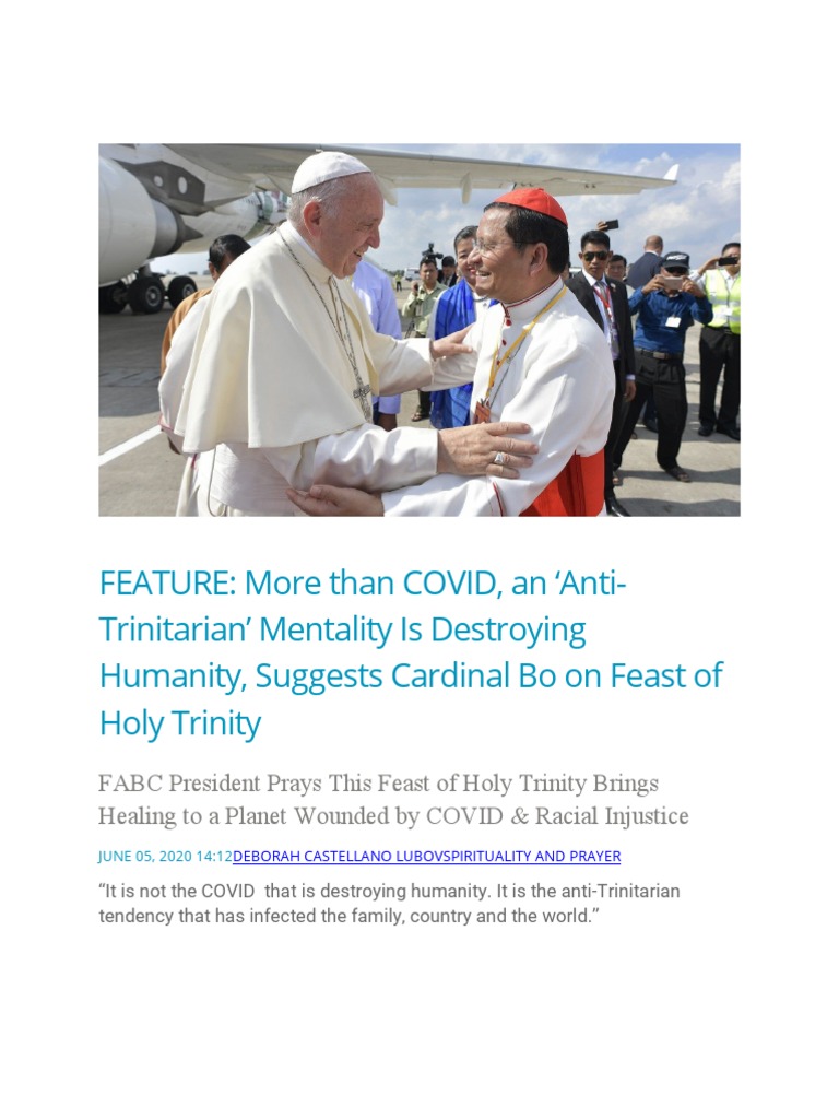 Anti-Trinitarian Mentality's Impact | PDF | Trinity | God The Father