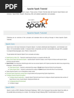 Apache Spark Tutorial