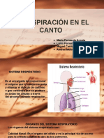 La Respiración en El Canto