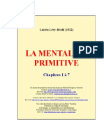 La Mentalite Primitive - Cap 1 A 7