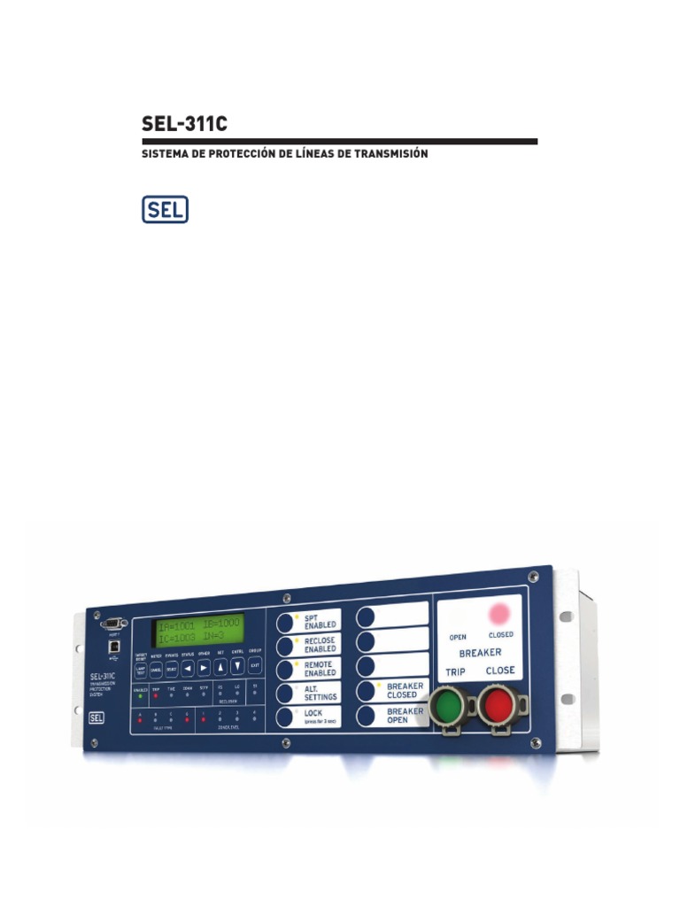 Sel311c Sistema de Proteecion PDF Relé Red de computadoras