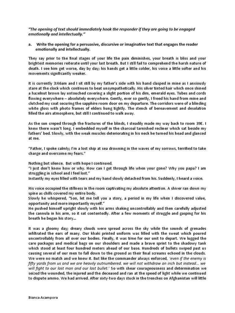 Mod C Writing Practice PDF Nature