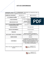 Acta de Conformidad de Proyectoresff PDF