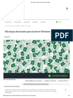 150 Atajos de Teclado para Excel en Windows PDF