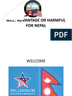 Should Nepal Accept MCC Funding Despite Risks and Disputes