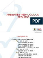 Ambientes pedagogicos seguros - Loc. 18- 2013