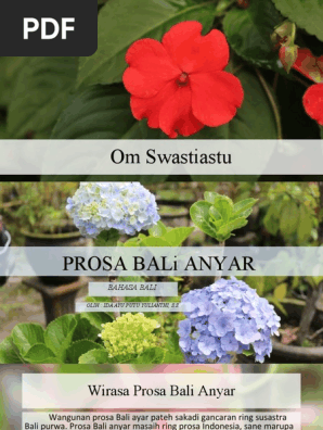 Prosa Bali Anyar