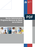 Norma Administrativa Programa Nacional de Salud de la Infancia. MINSAL Chile 2013.pdf