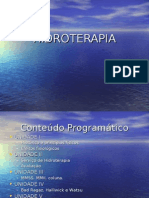 Hidroterapia Unidade I