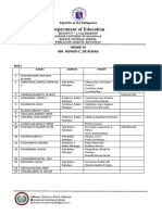 Department of Education: Grade Vi Mr. Rowen C. de Roxas