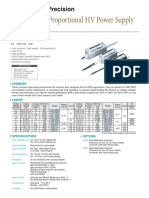 Compact Input/Output Proportional HV Power Supply Modules