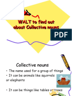 WALT To Find Out About Collective Nouns