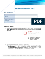 Formato: Plan de Auditoría de Seguridad (Parte 2) : Datos de Identificación