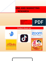 Advertsing and Marketing Research