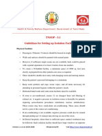 TNSOP - 5.1 Guidelines For Setting Up Isolation Facility/Ward