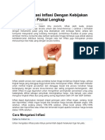 Cara Mengatasi Inflasi Dengan Kebijakan Moneter Dan Fiskal Lengkap