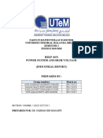 BEKP 3653 Power System and High Voltage (Industrial Report)