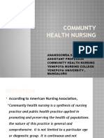 Communty Health Nursing