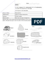 Classifying Rocks: Name - Date