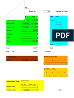 Pig Calculation Tables: Date Batch Nr. Number of Piglets