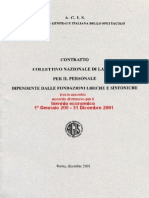 CCNL Fondazioni - Liriche - 1998 - 2001 - Uso PDF