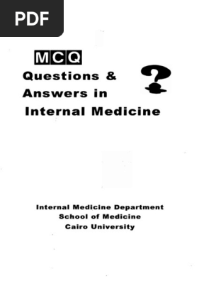 Mcq Internal Medicine Pdf Myocardial Infarction Heart