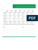 Schedule - Daily Schedule PDF