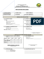 DepEd Camarines Sur Leave Application Form