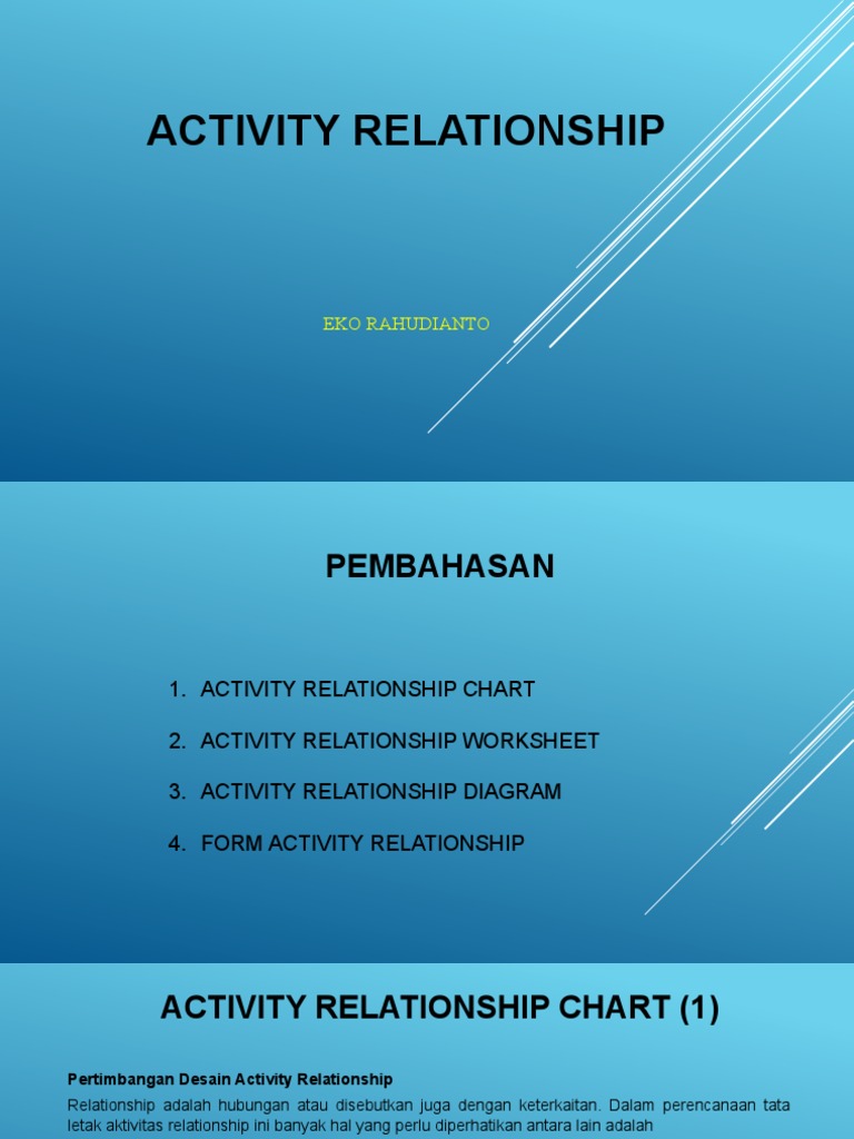 Panduan Activity Relationship Chart | PDF
