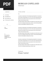 Federal Cover Letter
