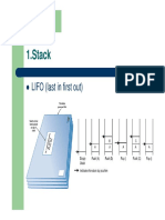 1.stack: LIFO (Last in First Out)