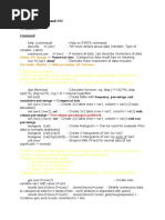 Basic STATA Command