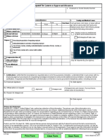 Sick Leave Form For Rafiullah PDF