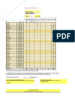 Contract employee timesheet for payment