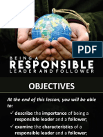 Being Responsible: A Key Leadership Trait
