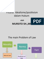 Positivist Theories of Law