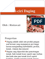 Ciri-Ciri Daging