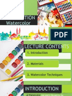 Watercolor Techniques Lecture
