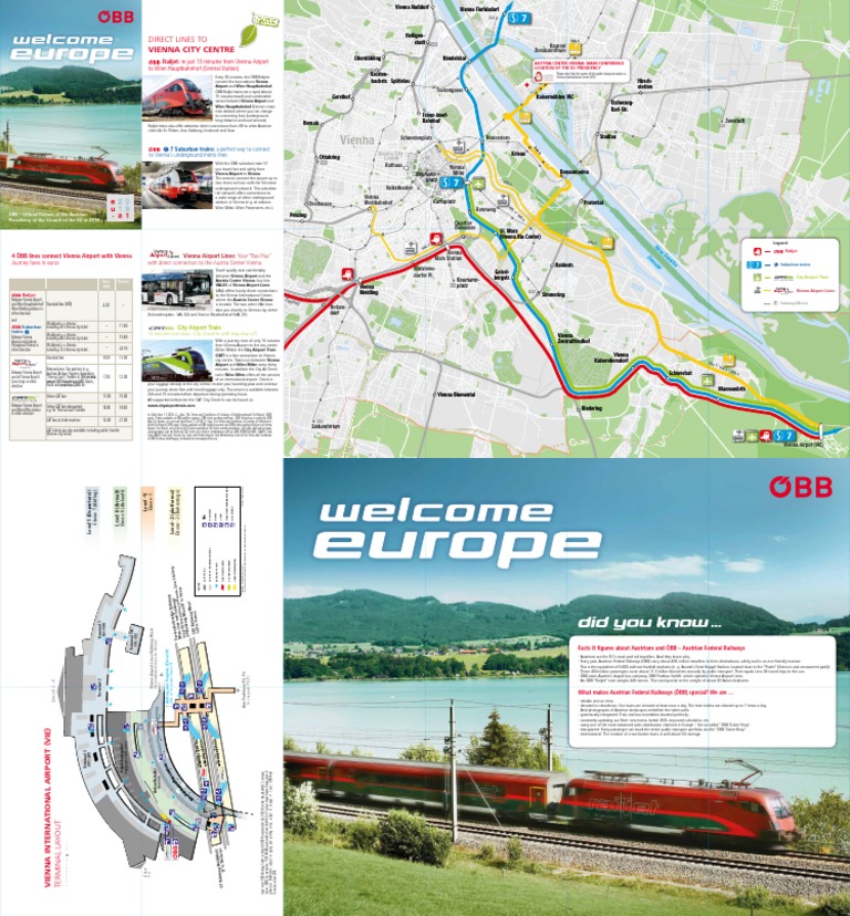 Map Vienna | PDF | Vienna | Passenger Rail Transport