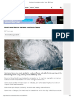 Hurricane Hanna batters southern Texas - BBC News